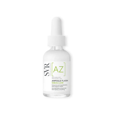 SVR Sebiaclear Ampoule Flash Fluido concentrato levigante anti-rossori anti-imperfezioni Flacone da 30 ml.