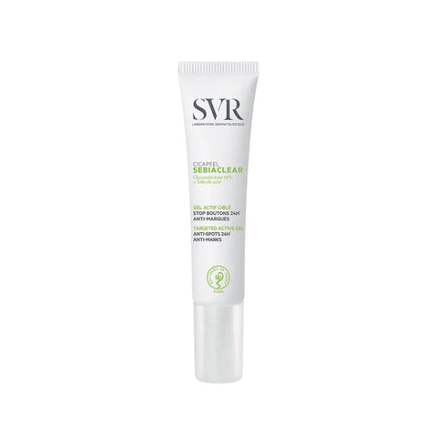 SVR Sebiaclear Cicapeel Gel attivo ad azione localizzata che contrasta la presenza di imperfezioni  Tubetto da 15 ml.