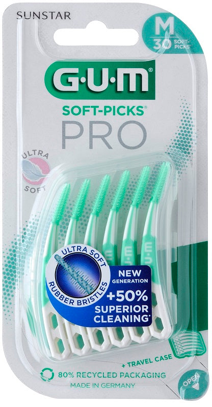 GUM soft-picks PRO MEDIUM - 30 PEZZI