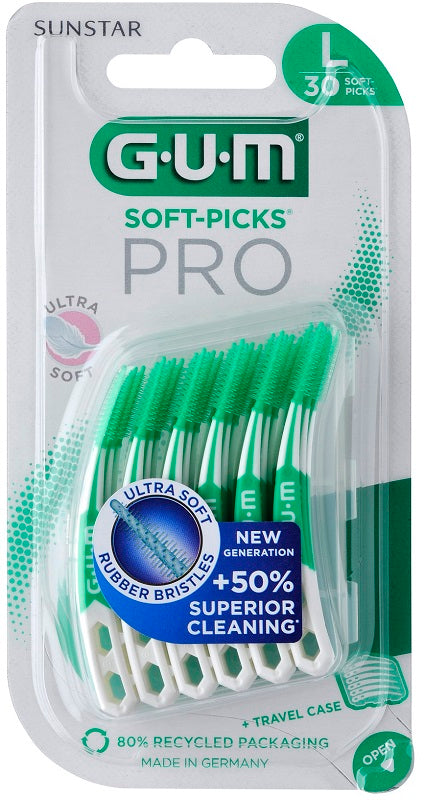 GUM soft-picks PRO LARGE - 30 PEZZI