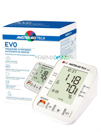 MASTER•AID TECH EVO MISURATORE DI PRESSIONE