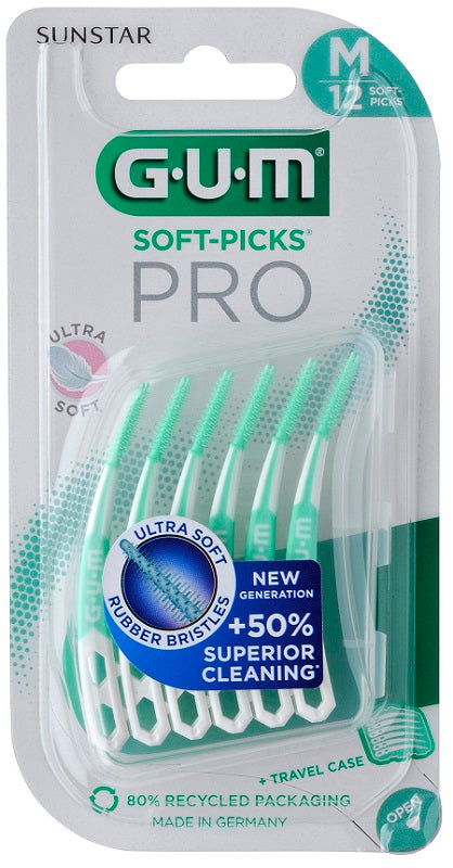 GUM soft-picks PRO MEDIUM - 12 PEZZI