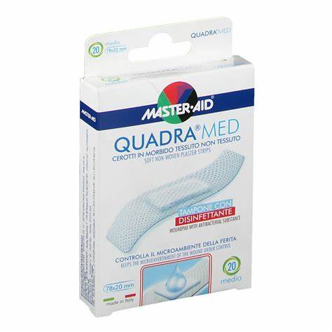 M-AID QUADRA CEROTTI MEDI 20PZ - 1 CONFEZIONE