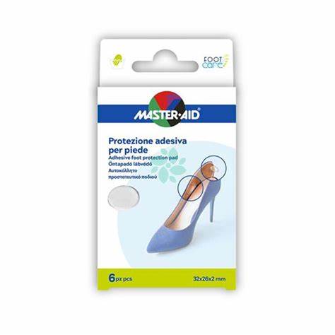 Master Aid FOOTCARE PROTEZIONE ADESIVA TRASPARENTE PER PIEDE MIX