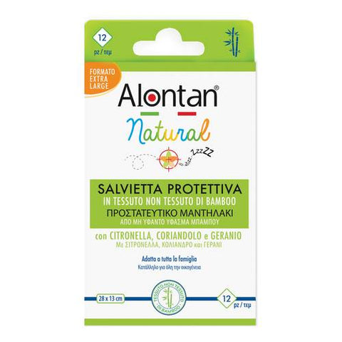 ALONTAN NATURAL SALVIETTA REPELLENTE 12 PEZZI