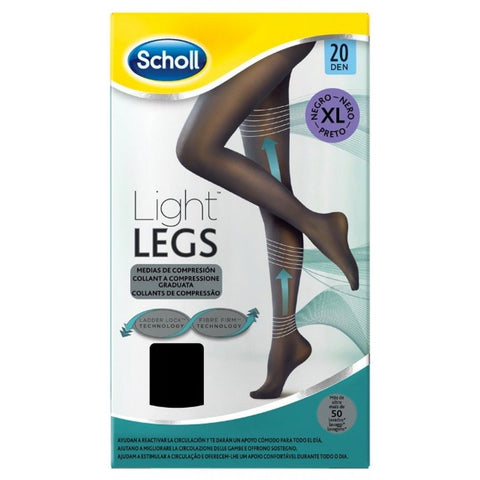 SCHOLL LIGHT LEG S 20 DENARI TAGLIA XL NERO