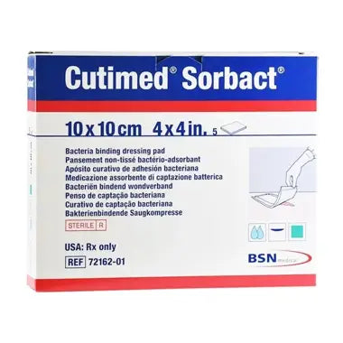CUTIMED SORBACT MEDICAZIONE 10X10 CM 5 PZ