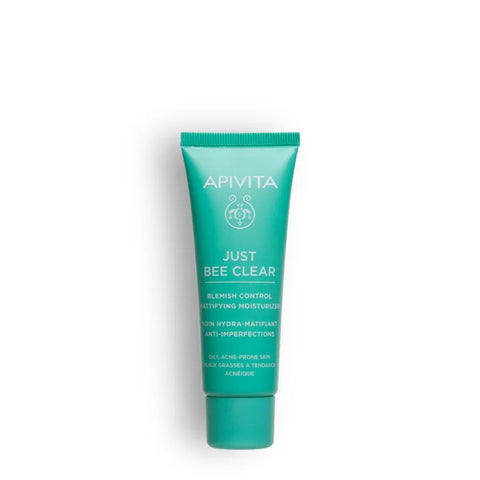 APIVITA Crema Idratante Opacizzante Just Bee Clear 40ml