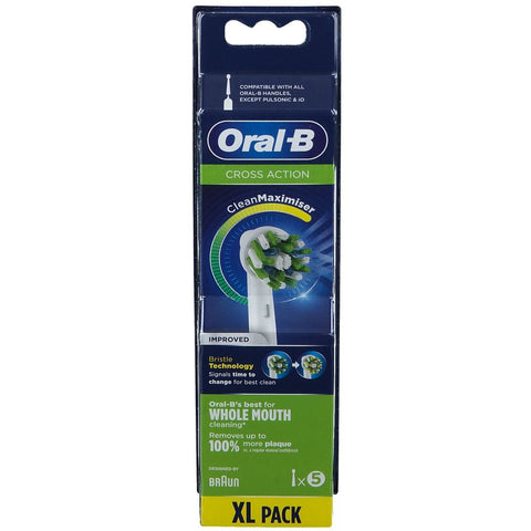 Oralb Cross Action Eb50 Testine Per Spazzolino Elettrico 5 Pezzi