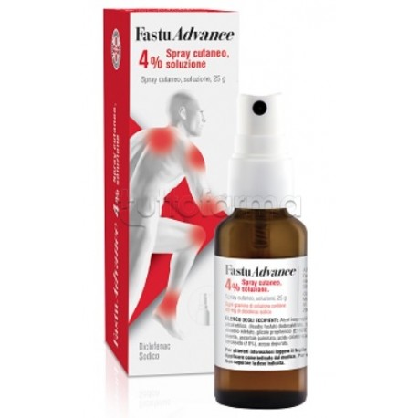 FASTUADVANCE SPRAY 25 G 4% - Dolori Articolari e Muscolari
