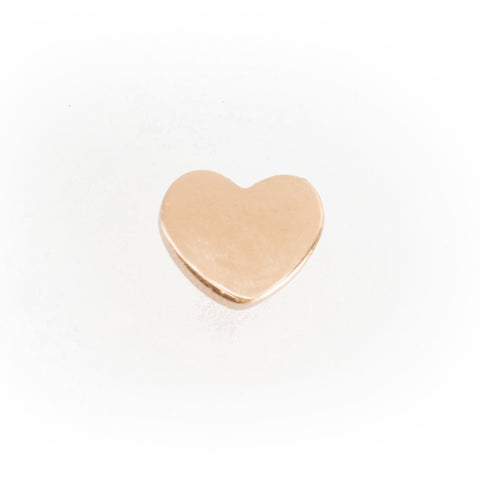 BORGHETTI ORECCHINO CUORE ORO ROSA
