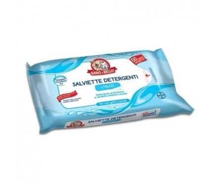 SANO E BELLO SALVIETTE DETERGENTI TALCO - 50 SALVIETTE
