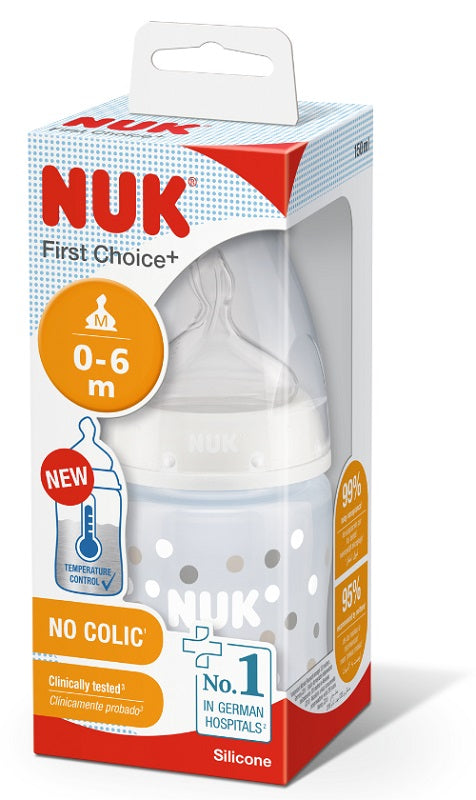 NUK BIBERON TC SILICONE 0-6 MESI 150 ML