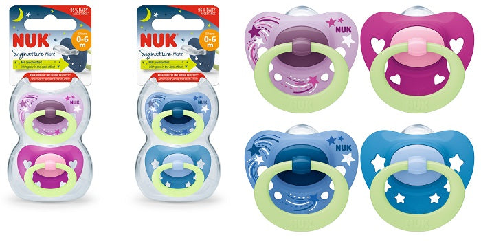 Nuk Signature – Succhietto In Silicone A Forma Di Cuore, 6-18 Mesi, Ortodontico