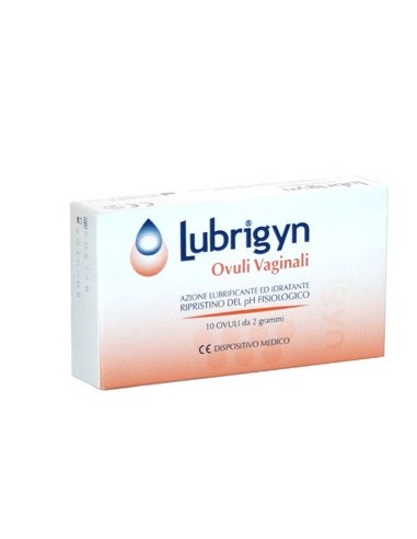 LUBRIGYN OVULI VAGINALI 10 PZ