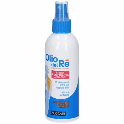 OLIO DEL RE SPRAY PER PURIFICARE AMBIENTI - Flacone da 150 ml