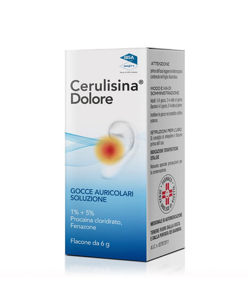 Cerulisina Dolore Gocce Auricolari Flacone da 6G