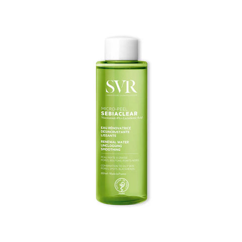 SVR SEBICLECAR MICRO -PEEL Dermatological Lotion with smoothing and purifying action -150 ml.