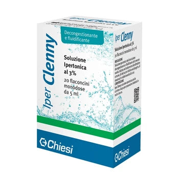 Solution ipertonique hypertonique - 20 flacons à un seul dose de 5 ml.