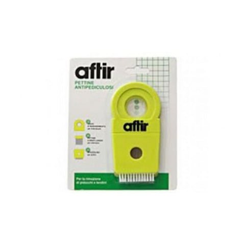 AFTIR comb - in stainless steel with dense teeth for the mechanical removal of lendini (eggs) and lice