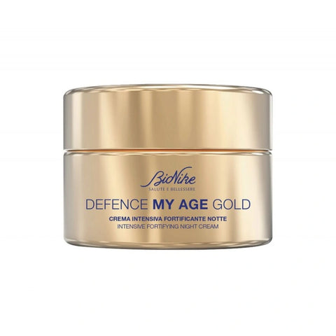 BIONIKE DEFENCE MY AGE GOLD CREMA INTENSIVA FORTIFICANTE NOTTE - Vasetto da 50 ml.