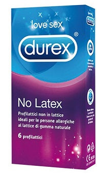 DUREX NO LATEX Preservativi  - 1 Confezione da 6 pezzi