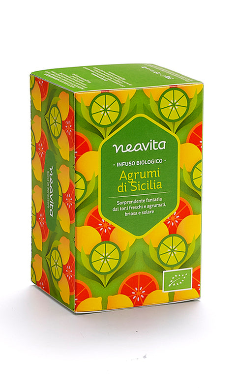 HP Neavita Citrus de infusão biológica intensa da Sicília e 15 filtros perfumados