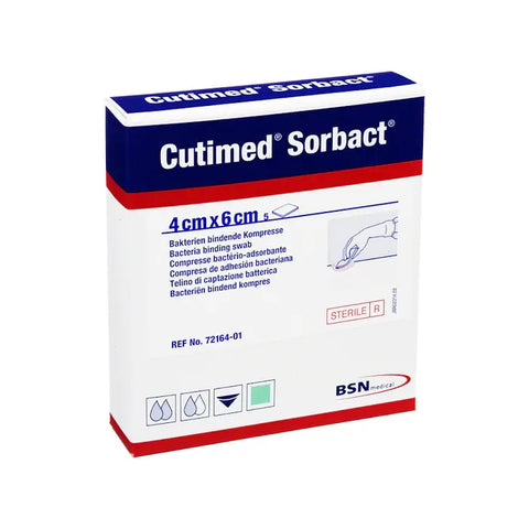 Cutimed Sorbact Medication 7x9cm 5 PCs