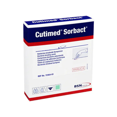 Cutimed Sorbact 4x6 5 PC -Dressing