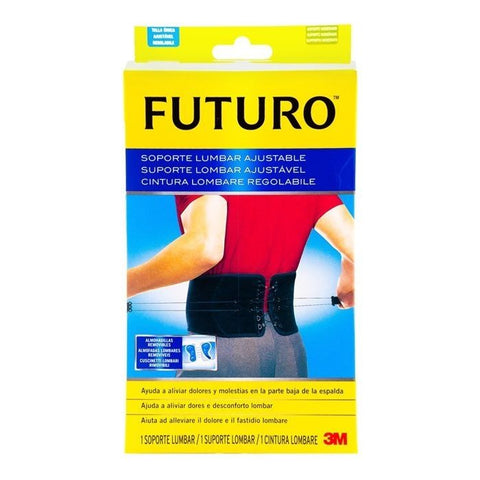 3m Future Lombar Black Band Black Color - 1 peça