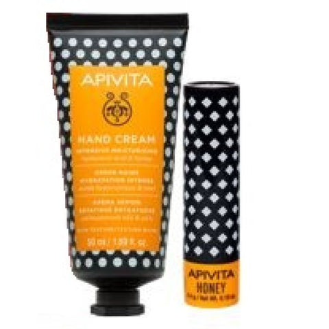 Apivita Promo Xm Winter Wonders Honey Crema Idratazione Intensa 50 Ml + Balsamo Labbra 4,4 G