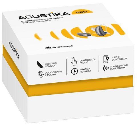 AMPLIFICATORE ACUSTICO RETRO ACUSTIKA PRO - DISPOSITIVO MEDICO CLASSE IIA