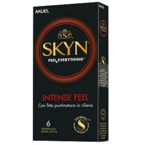 AKUEL SKYN INTENSE FEEL EXCITATION - Confezione da 6 pezzi