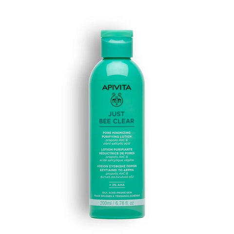 Apivita Just Bee Clear Lozione Purificante Minimizza I Pori 200ml