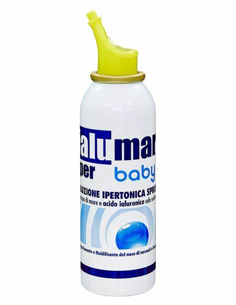 IALUMAR SOLUZIONE BAMBINI IPERTONICA 100 ML TP di acqua di mare e acido ialuronico sale sodico