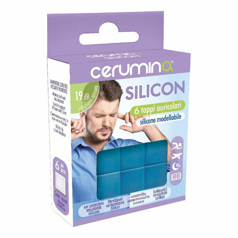 Cerumina® Silicon Tappi Auricolari - 6 tappi