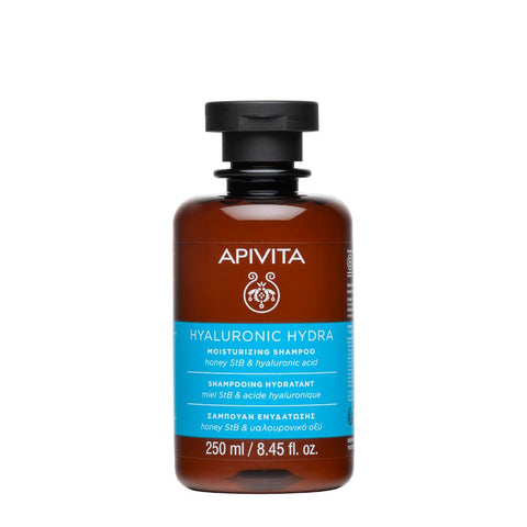 APIVITA Hyaluronic Hydra Shampoo Idratante 250ml con Miele StB e Acido Ialuronico