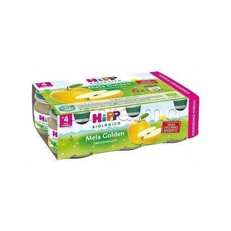 Hipp Bio homogénéisé doré 6x80g pomme