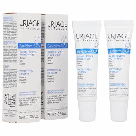 Uriage Bariéderm Cica-Lèvres 15 ml tube.