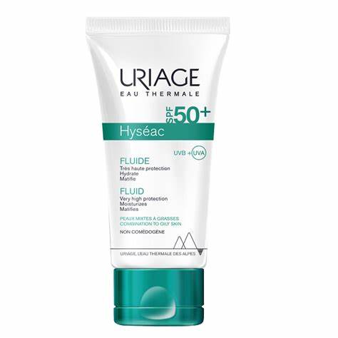 URIAGE  Fluido opacizzante SPF50+ oil-free - Pelle lucida, protezione