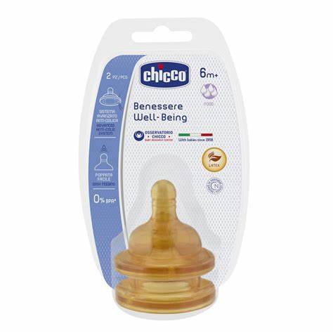 CHICCO TETTATRELLA ORIGINAL TOUCH REG CAUCCIÙ - 2PZ