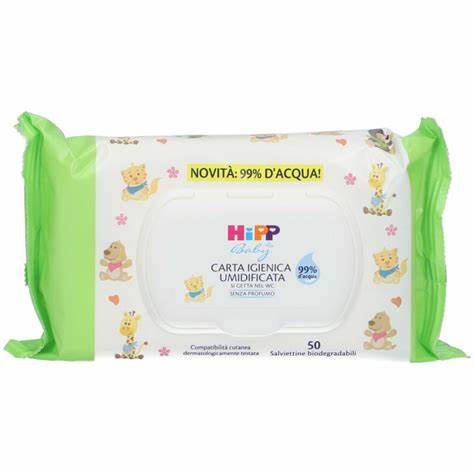 Hipp humidified toilet paper 50 pcs