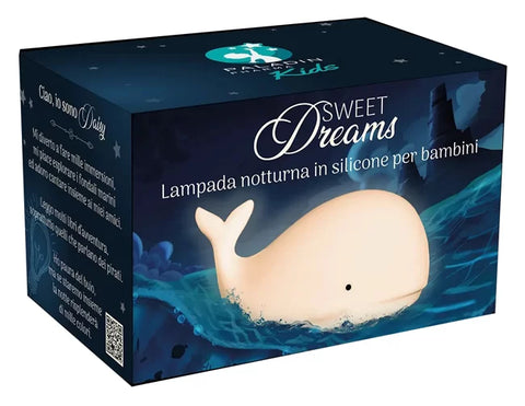 PALADIN SWEET DREAMS LAMPADA NOTTURNA IN SILICONE BALENA - Lampada notturna in silicone per bambini