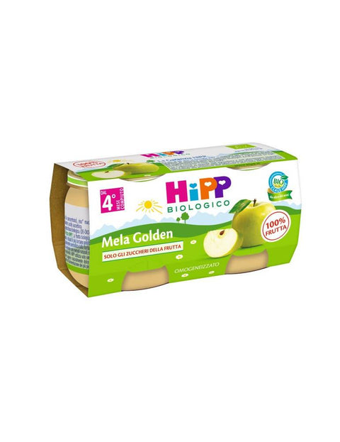 Hipp Bio homogénéisé doré 2x80g pomme