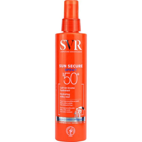 SVR Sun Secure Spray 30 SPF 200 ml de botella.