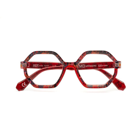 Lunettes de lecture très utiles 0104/01 rouge et noir