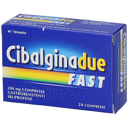 CIBALGINA DUE FAST 24 compresse gastroresistenti 200 mg
