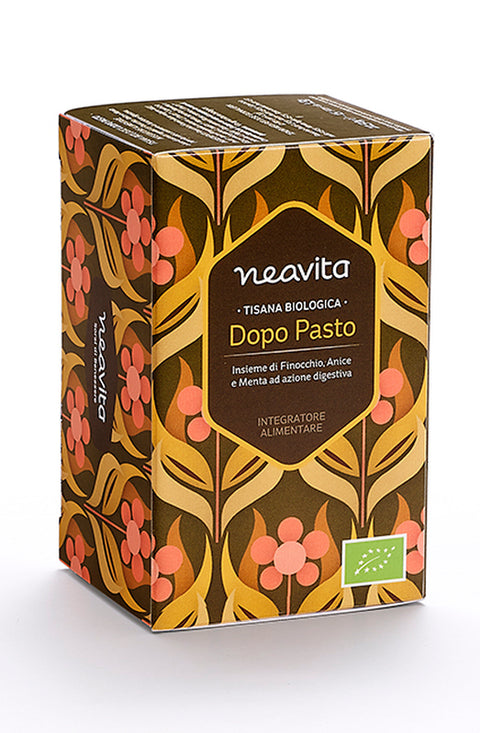 HP Neavita Biological Herbal Tea após a refeição