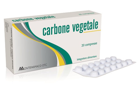 Montefarmaco Atyive Vegetable Carbón - 20 tabletas.