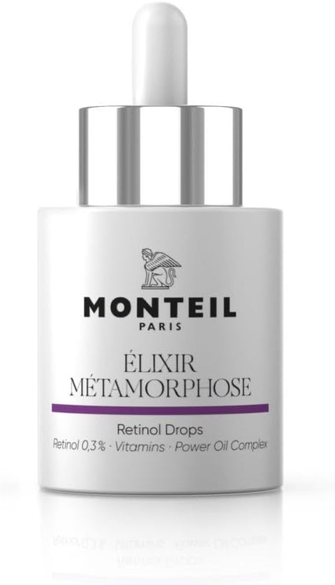 Monteil ÉLIXIR MÉTAMORPHOSE Retinol Drops 30 ml – Elisir miracoloso per una carnagione perfetta
